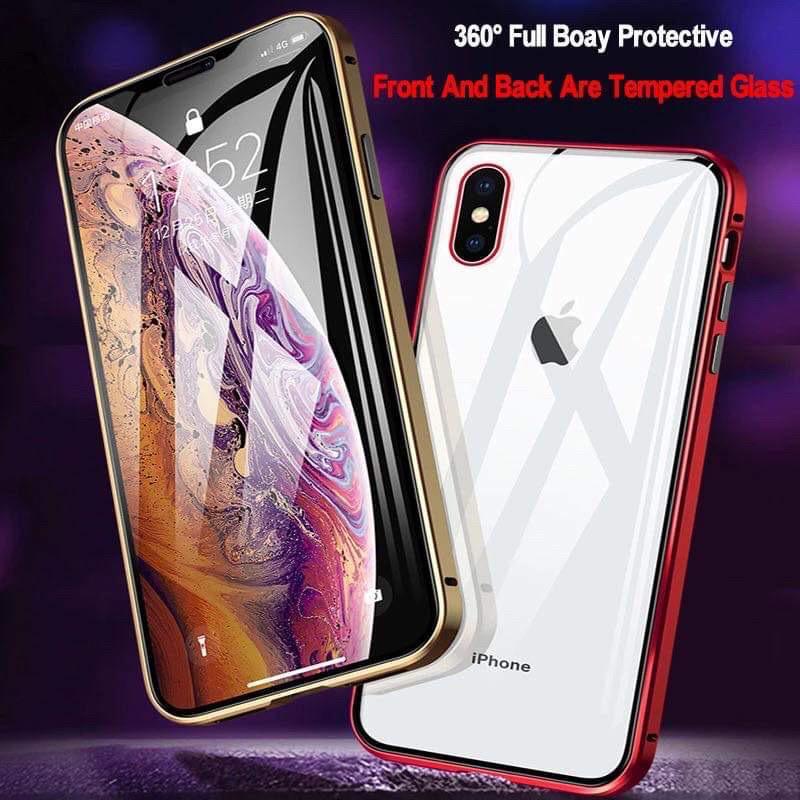 Iphone 12 12 Pro 12 Pro Max Magnetic Case Double Glass full protection