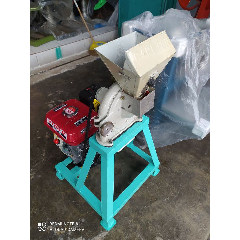 Mesin Gilingan Selepan Tepung Kopi Bumbu FFC 15 Lengkap Mesin Penggerak