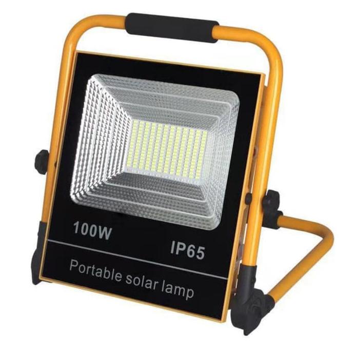 Lampu Sorot Tembak Emergency Portable USB Solar 100 Watt