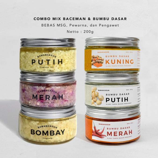 

langsung order saja] Combo Mix Baceman + Bumbu Dasar | 6 Jar