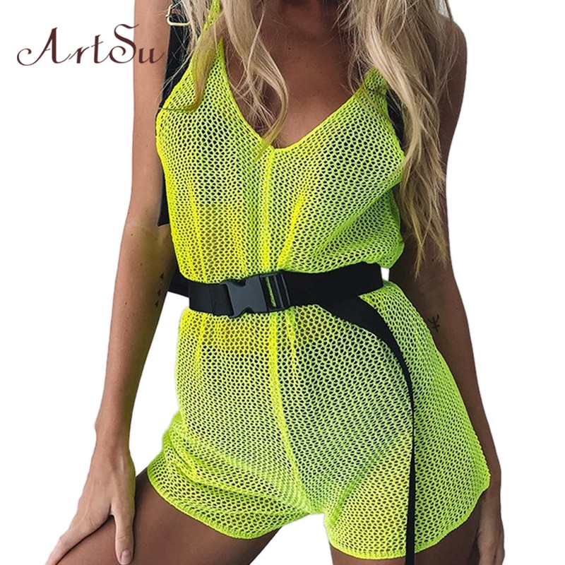 mesh overalls