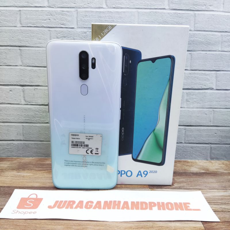 Oppo A9 2020 8/128 GB Hp Second Seken Bekas Original Oppo Ex Garansi Resmi