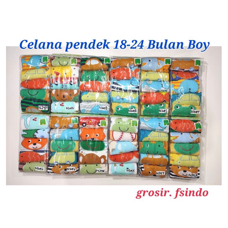 Celana pendek 5in1 KODE N/Celana bayi