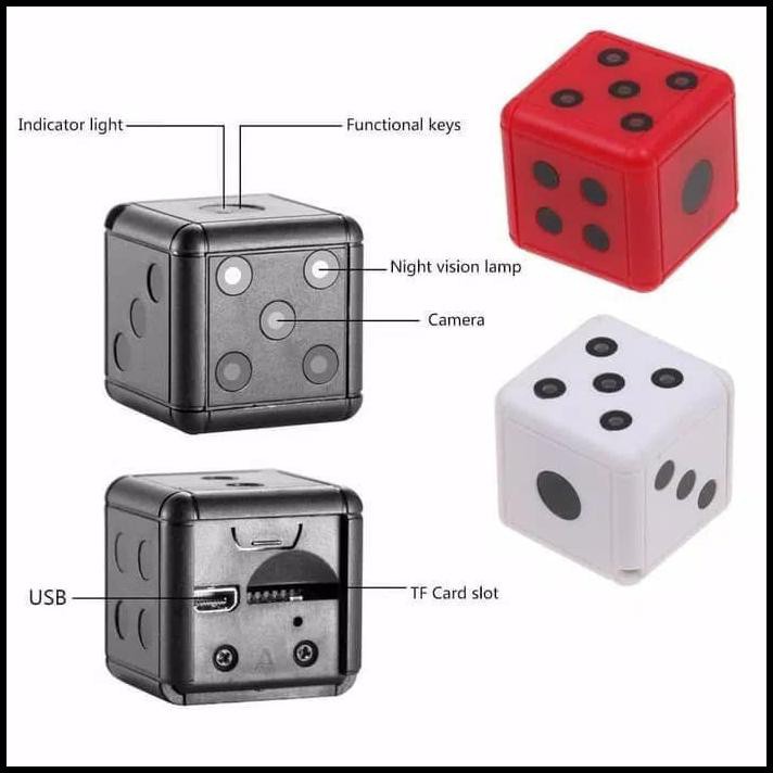 Sq16 Mini Spy Cam Kamera Sq 16 Mode Dadu Kamera Pengintai Exclusive