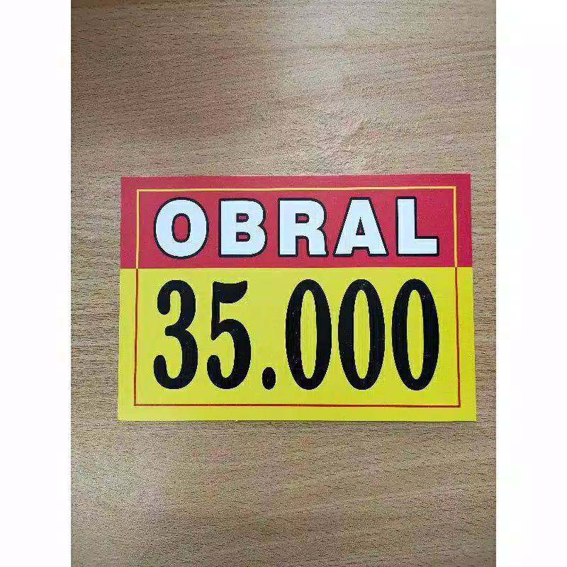 

Kertas Obral Harga Bndrol Harga Name Tag Harga Kertas Harga Jualan - LBR