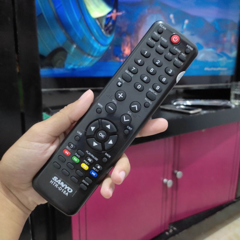 Remot SANYO Terbaru 100% New LCD LED TV HTR-D18A - Remot TV SANYO - Remot TV SANYO LED