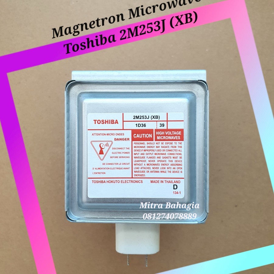 Magnetron Microwave Toshiba 2M253J - MAGNETRON MICROWAVE 1000W TOSHIBA 2M253J