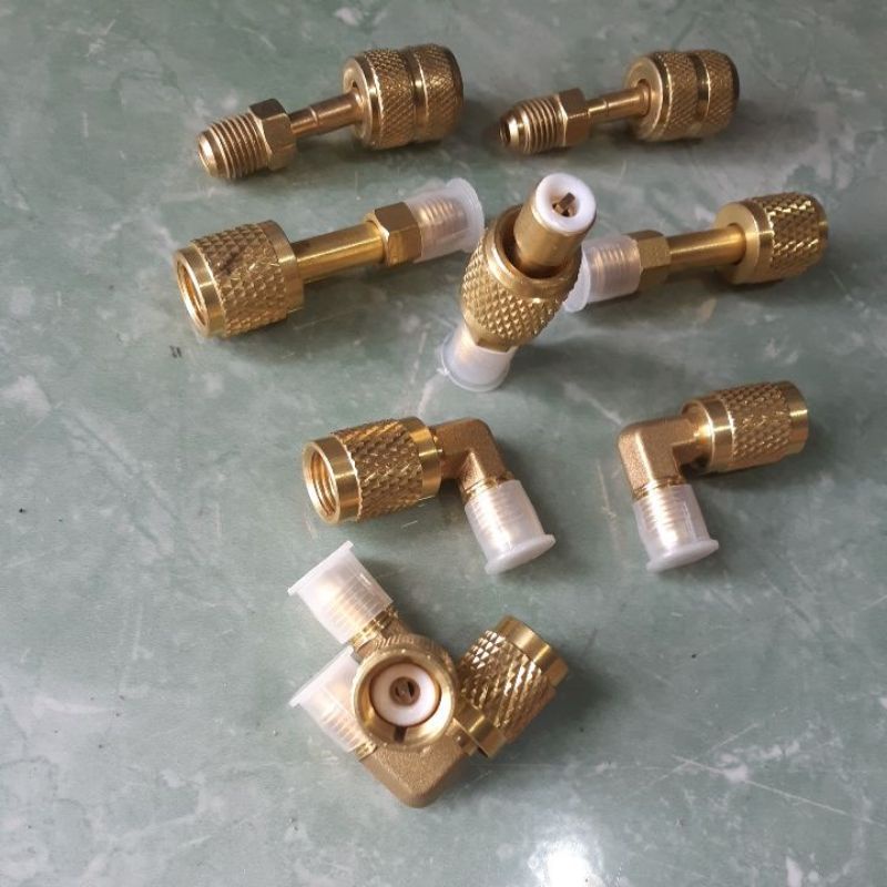 adaptor nepel R32 R410 sambungan pakai selang R22