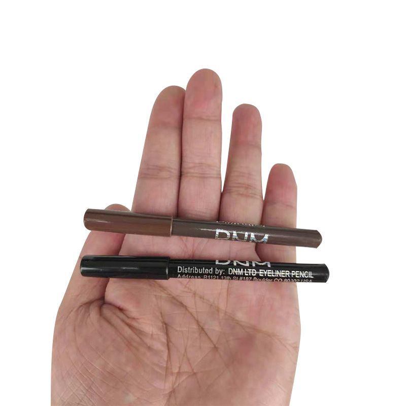 Wood Pensil Alis /eyebrow pencil DNM Tahan air dan Tahan lama Hitam dan Coklat
