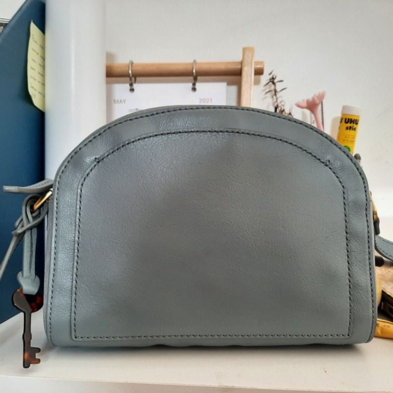 Preloved Tas Fossil Chelsea Crossbody Chambray ZB7825-197