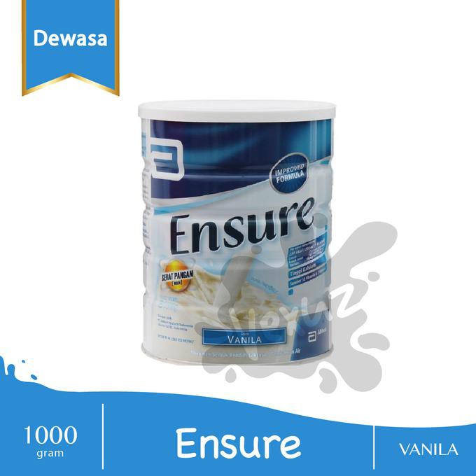 

Ensure Vanila 1000 gram / Abbott Ensure Vanila 1000 gram TERBARU