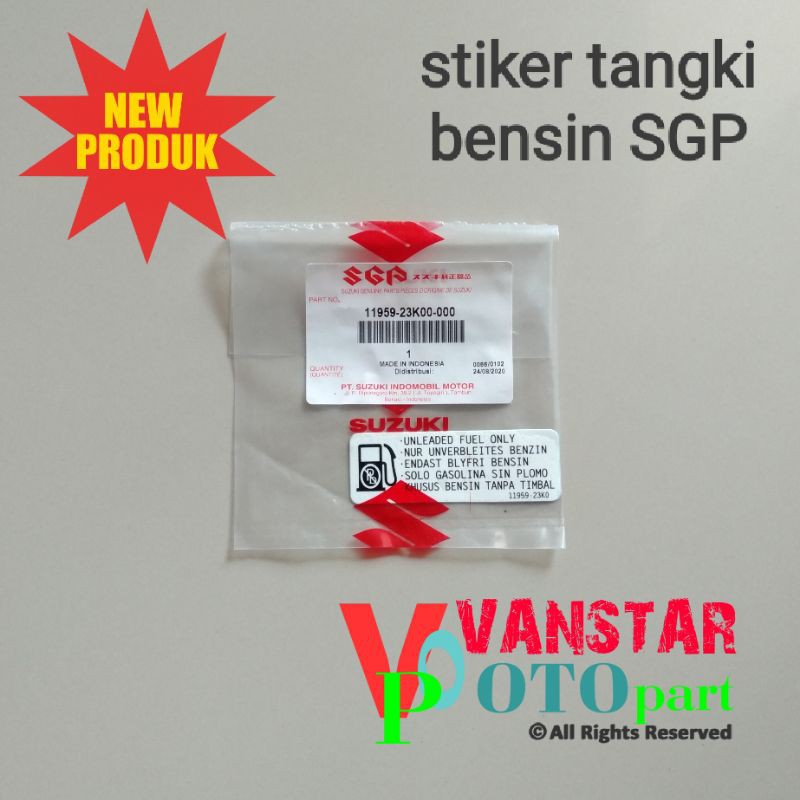 stiker tangki bensin