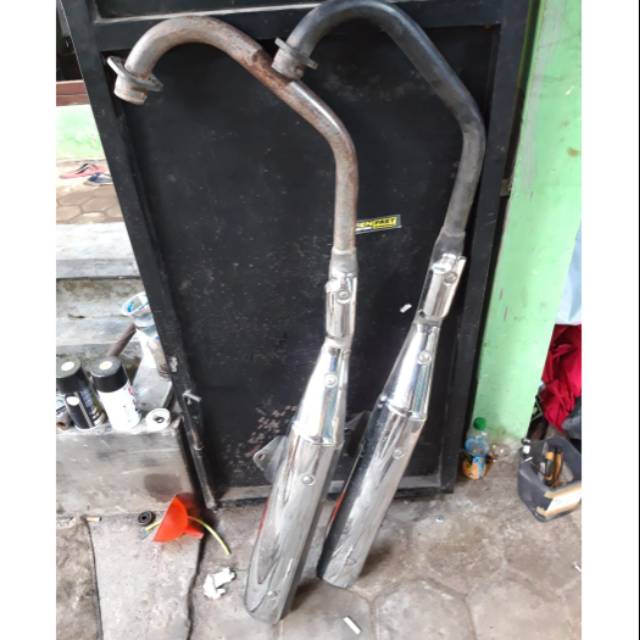 Knalpot megapro primus ori copotan