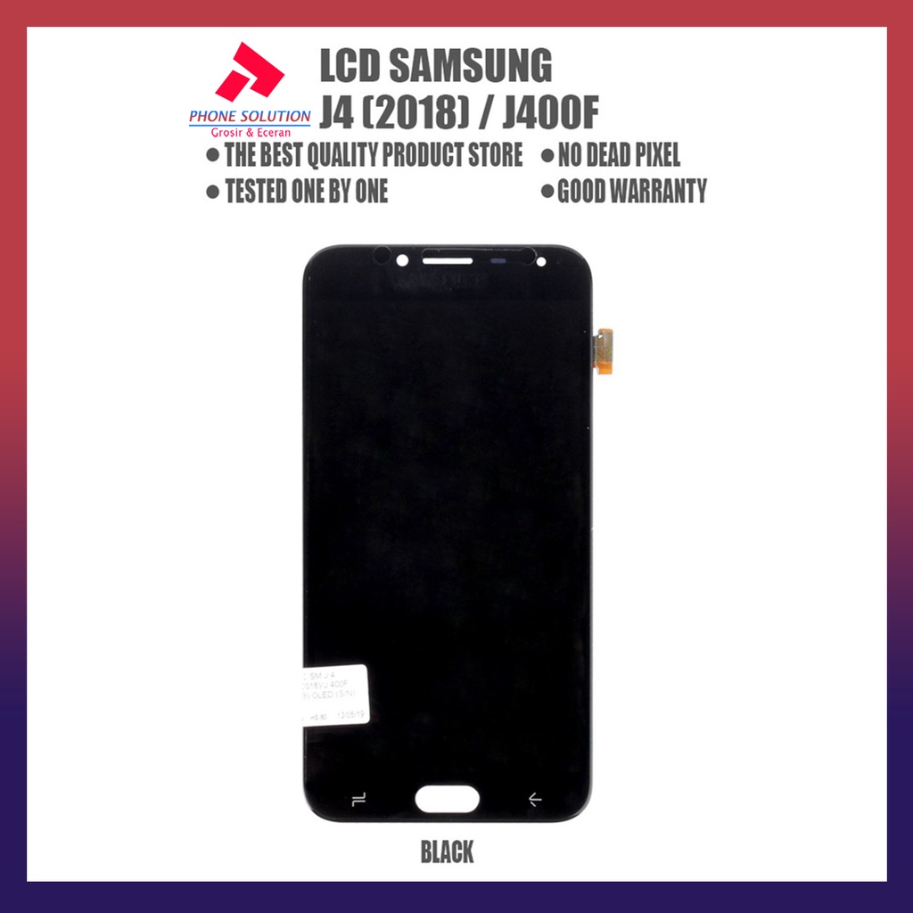 LCD Samsung J4 J400F 2018 Versi 100% Original Fullset Touchscreen // Supplier LCD Samsung - Garansi 1 Bulan