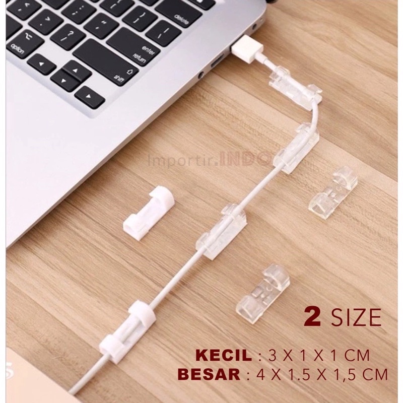 [1PACK] KLIP KABEL ORGANIZER CABLE CLIP