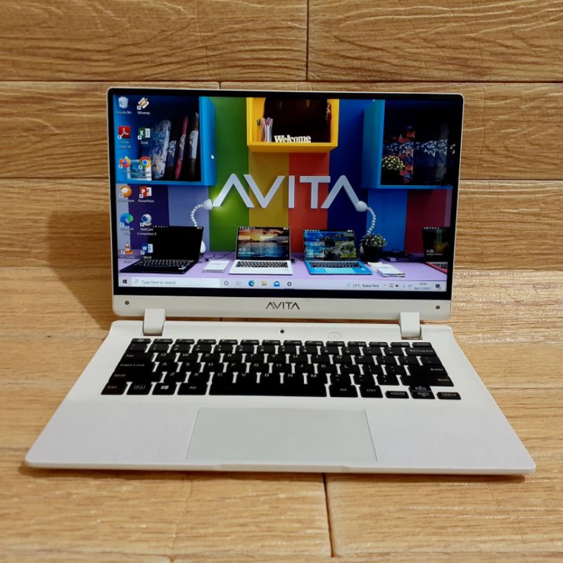 Laptop Avita NE14A2 n4020 ram 4 ssd 128 putih