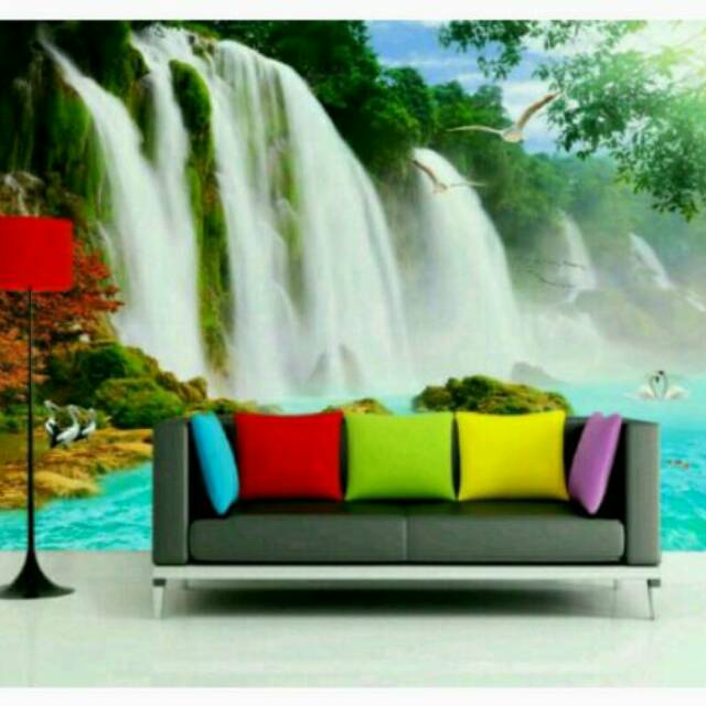 Wow 10 Wallpaper Dinding 3d Sawah  Richa Wallpaper 
