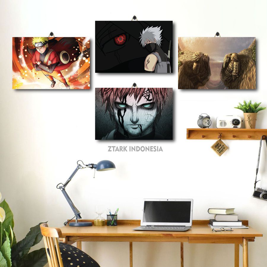 DEKORASI KAMAR COWOK GAMBAR NARUTO KEREN 20X30 SSF1Q/SMEWJ/ PAJANGAN KAMAR COWOK ANIME WALLPAPER NAR