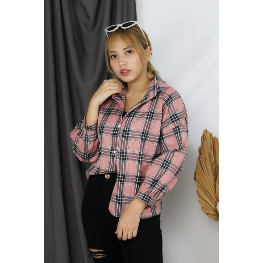 RX Fashion - Kemeja Oversize Oslin Anggita / Kemeja Osaka -BN-5