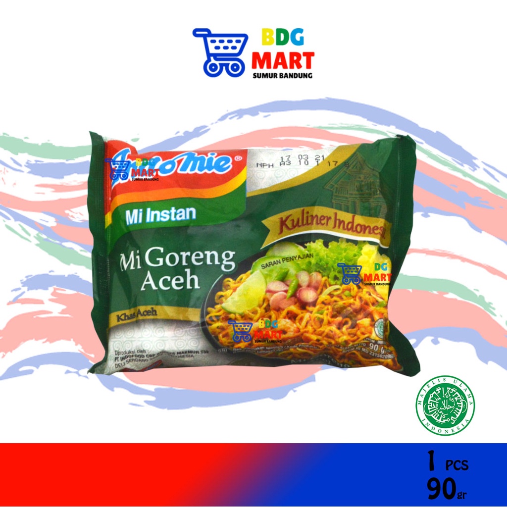 

ECER Indomie Kuliner Mi Goreng Aceh Mie Instan Halal - 90gr