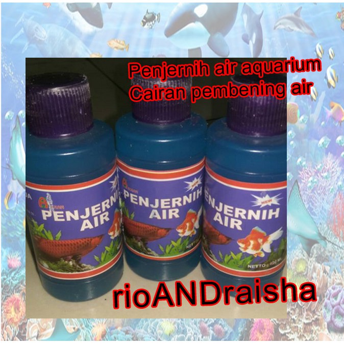 Penjernih air aquarium cairan pembening air