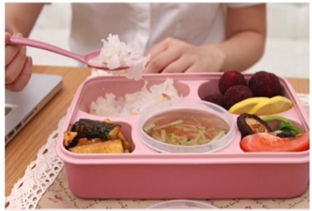 Kotak makan lunchbox lunch box yooyee 5 sekat bento / kotak makan bekal