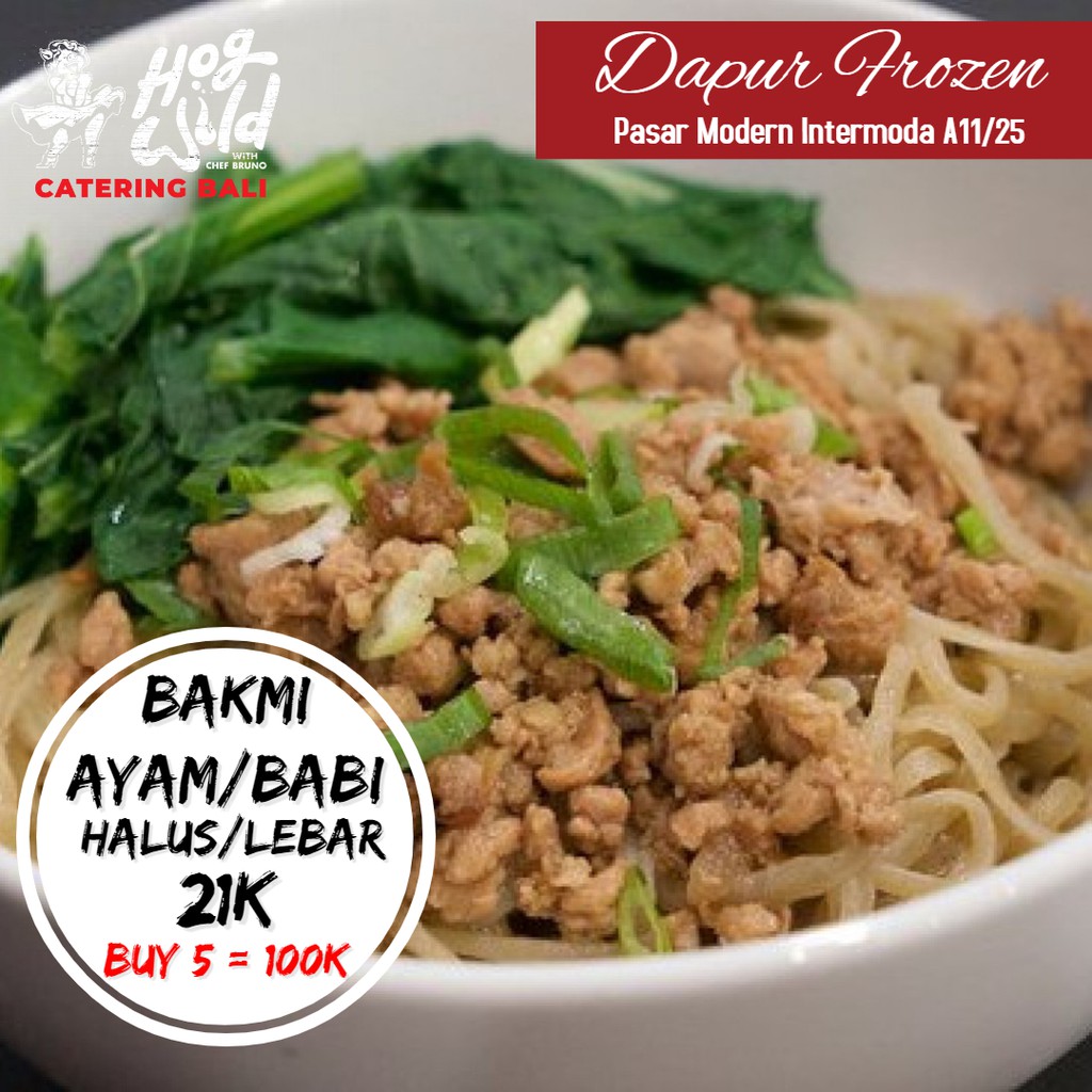 

Bakmi Babi atau Ayam Halus & Lebar Frozen