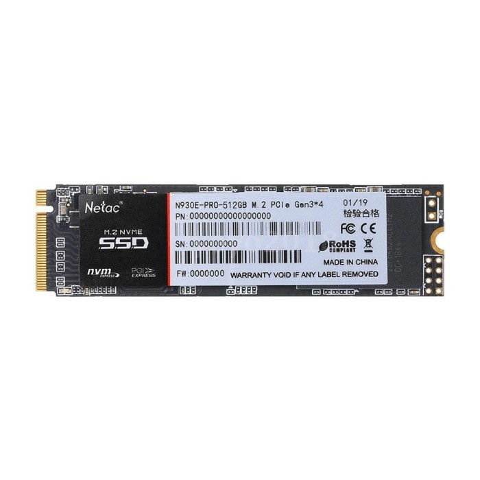 Netac SSD N930E PRO M.2 2280 NVMe PCIe3 x4 512GB / SSD 512GB