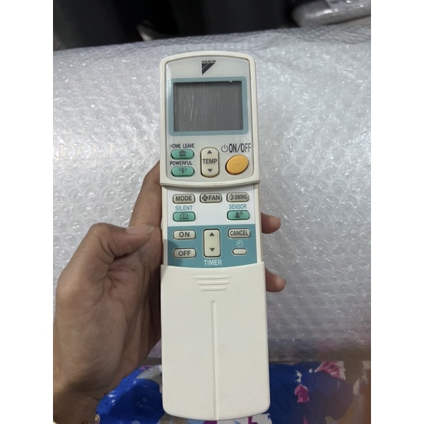 REMOTE REMOT AC DAIKIN HOME LEAVE ORIGINAL ASLI