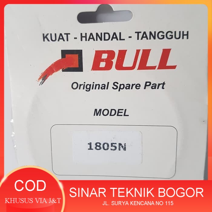 Bull V Belt mesin Ketam 6" Makita 1805N fan belt tali kipas 1805 n