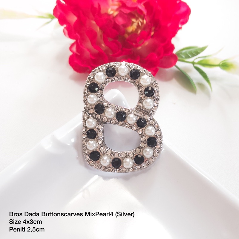 BROS BUTTONSCARVES KW (PART 5) BROS B-Mixpearl4 silver