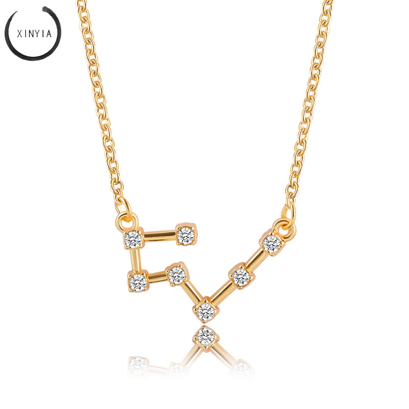 COD Lucky 12 Constellation Kalung Guardian Necklace Ulang Tahun Hadiah Hari Valentine