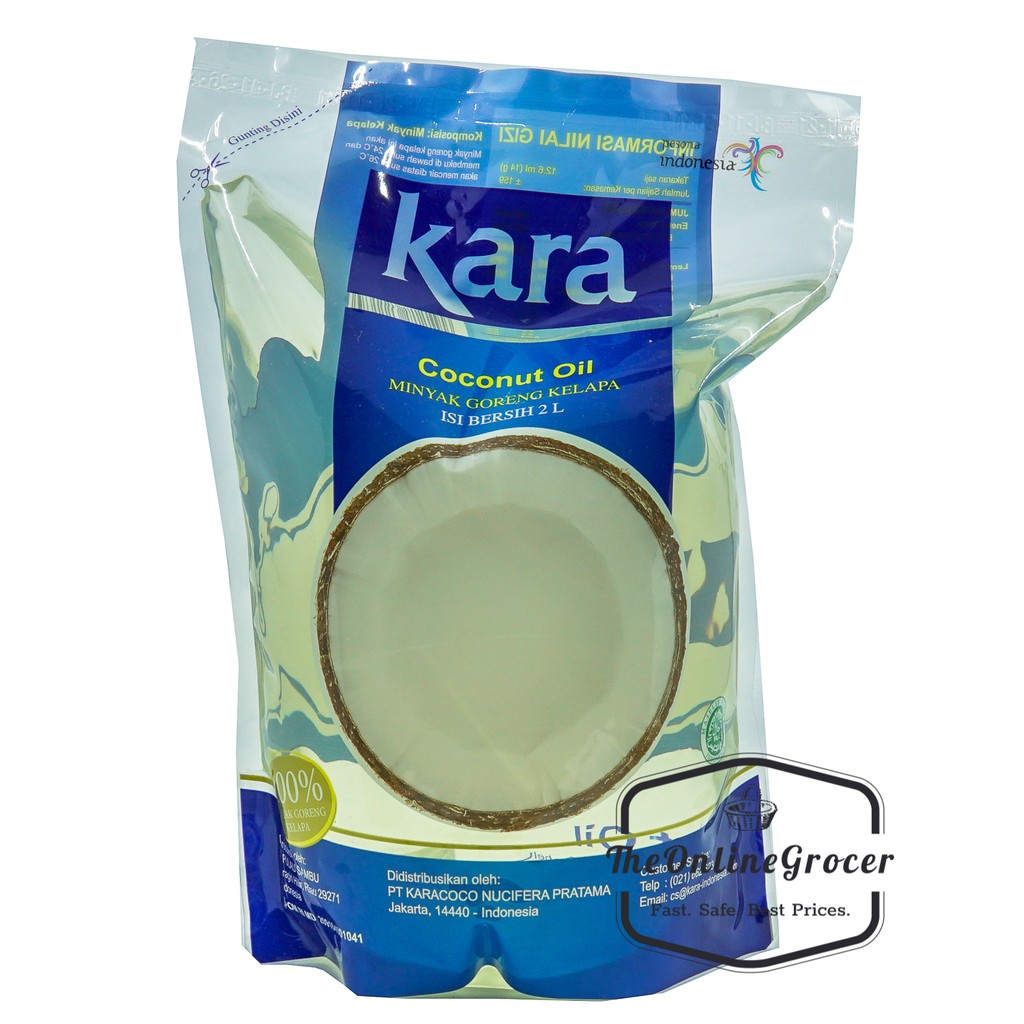 Kara Coconut Cooking Oil 2L - Minyak Goreng Kelapa Murni