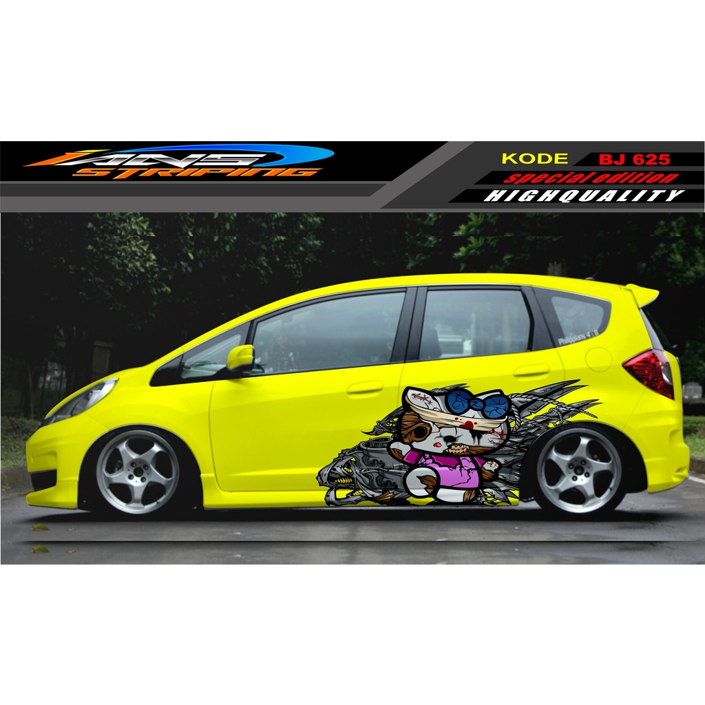 DECAL STICKER MOBIL JAZZ BRIO AVANZA SIGRA YARIS / STIKER VARIASI MOBIL / MODIF STICKER MOBIL 625