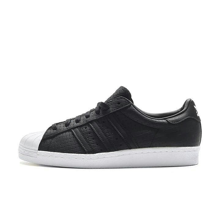BNIB Adidas Superstar 80's Woven Black