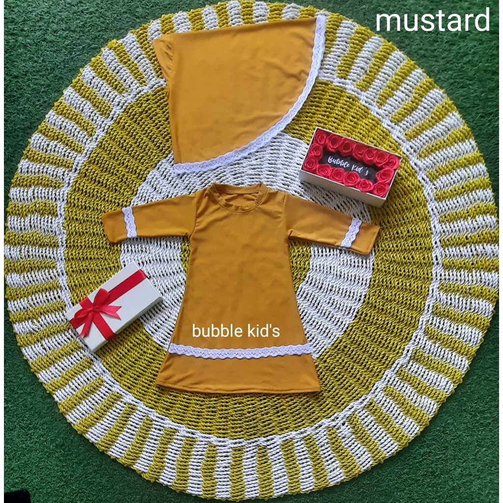 GROSIR 9 PCS GAMIS HIJAB NAYLA Fashion Muslim &gt; Pakaian Muslim Anak &gt; Pakaian Muslim Anak Perempuan &gt; Pakaian &amp; Set Muslim