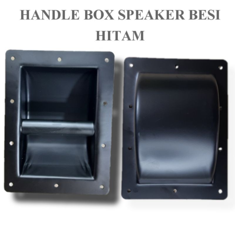 HANDLE BOX SPEAKER HITAM BESI