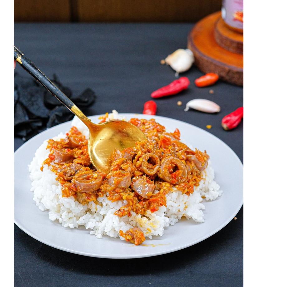 

[KODE PRODUK 87TGH5895] SAMBAL BU DJUI Sambal Curang Cumi Arang Best Seller