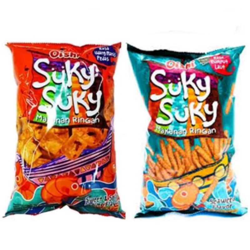 

Oishi suky suky sweet spicy / seawed 65 gram