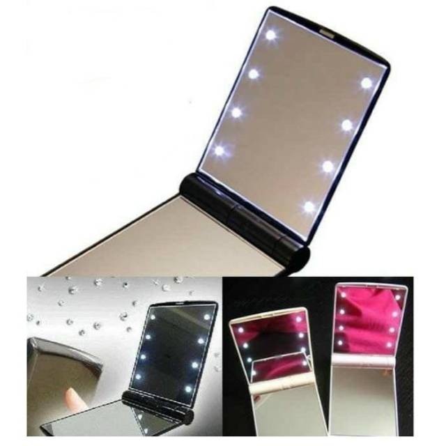 J Studio Mirror LED / Cermin Travelling dengan Lampu LED