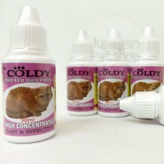 COLDY Cat 30Ml | Anti Flu Pilek Kucing | Tamasindo