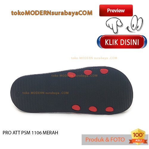 PRO ATT PSM 1106 MERAH sandal pria selop karet murah