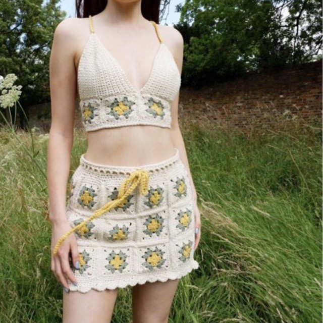 Edelin Set Bikini Rajut