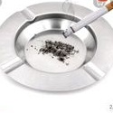 ASBAK ROKOK STAINLESS UKURAN 12CM BULAT