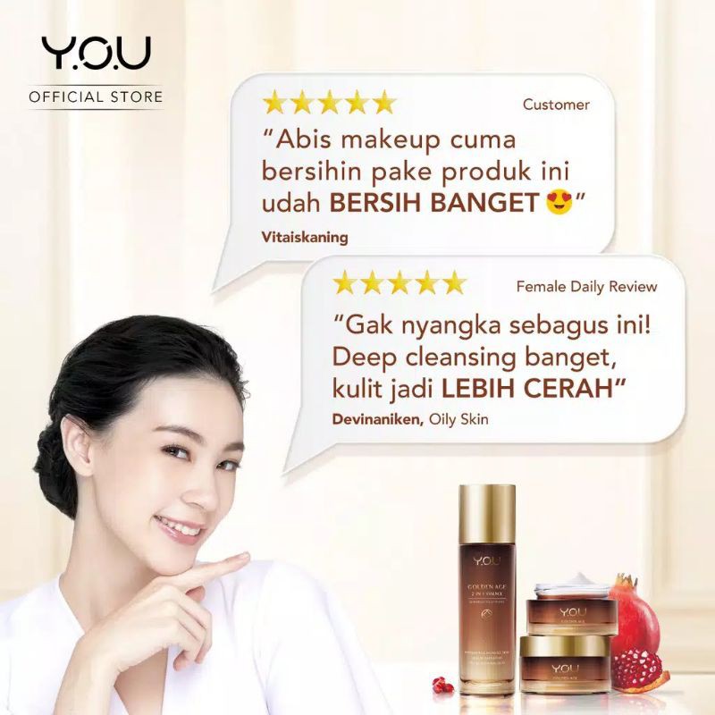 Kosmetik You Golden Age Pembersih Wajah/ Deep Cleansing Facial Wash 100g
