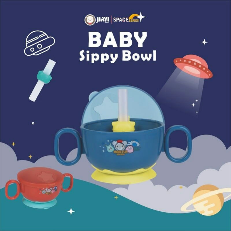 Baby Bowl - Mangkok Makan Bayi Anti Tumpah + Sippy Cup M237