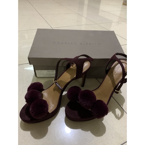 CHARLES&KEITH ORIGINAL dari STORE sepatu heels tali