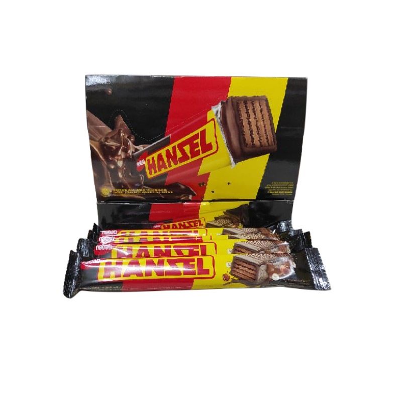 

Nabati Hanzel/Hansel Chocolate Hazelnut 34 gram (1 box isi 12 pcs)