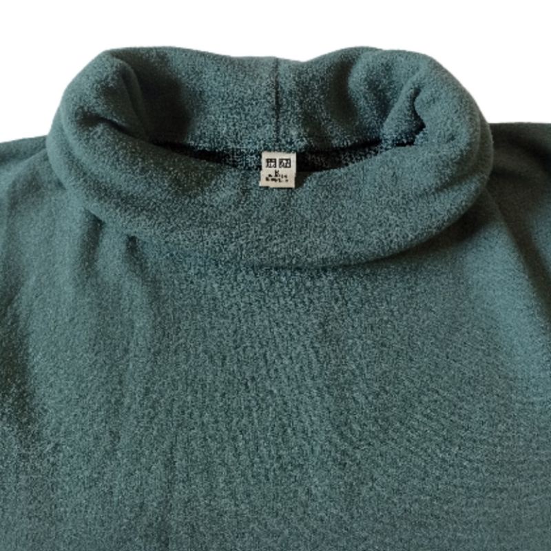 WOMEN HEATTECH Fleece Turtleneck Long Sleeve T-Shirt

