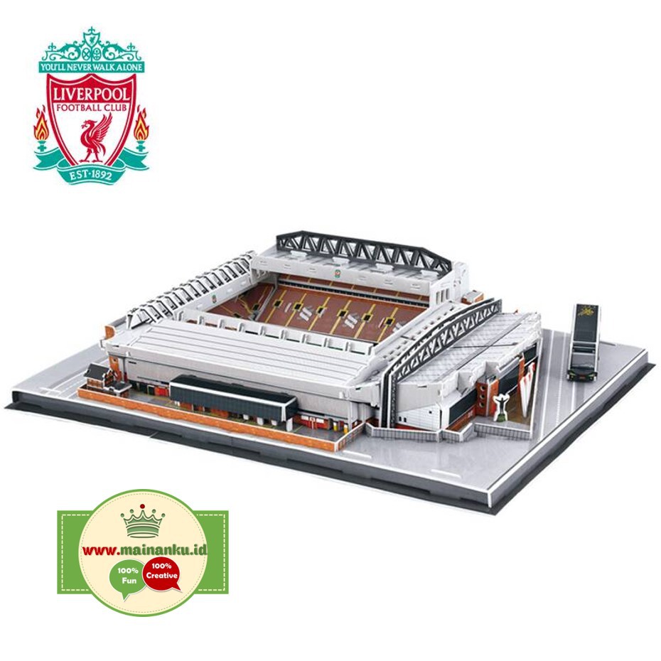 Puzzle 3D Stadium | LIVERPOOL - ANFIELD | Miniatur Puzzle Stadium